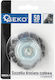 Geko G00624-1 Wire Brush with Bristles for Drill 50mm