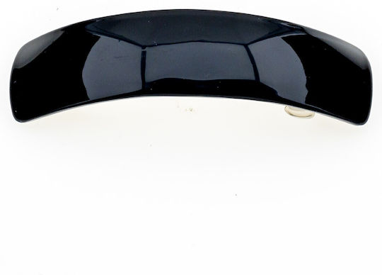 Plastic Barret 8cm negru lucios negru