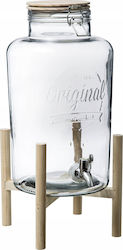Secret de Gourmet Glass Vase Beverage Dispenser with Spigot 8lt