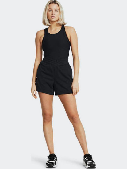 Under Armour Rival Women's Terry Activewear Shorts Black