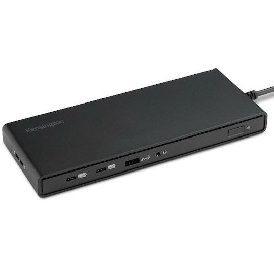 Kensington USB-C Stație de andocare cu DisplayPort 4K PD Ethernet și conexiune 3 monitoare Negru (K32810EU)