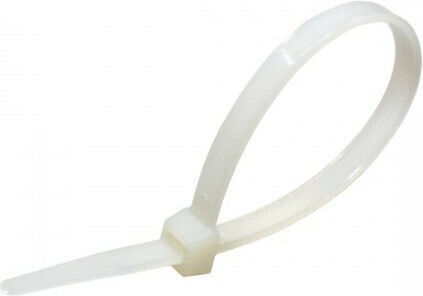 KSS Δεματικά Καλωδίων Πλαστικά 142mmx2.5mm σε Λευκό χρώμα (100τμχ) (28901-W)