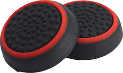 Set 2 Joystick-Abdeckungen Zola Silikon Universal Playstation Xbox 22x5 mm Schwarz Rot Set 2 Joystick-Abdeckungen Zola Silikon Universal Playstation Xbox 22x5 mm Schwarz Rot