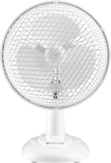 ECG Tischventilator 20W Lüfterdurchmesser 15cm Weiß