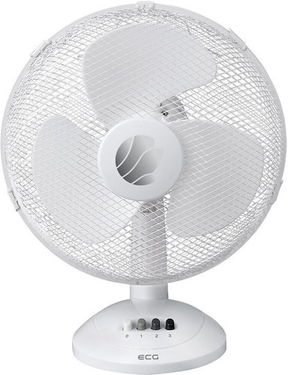 ECG Ventilator De Masă 50W Diametru 40cm Alb