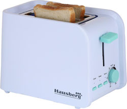 Hausberg Φρυγανιέρα 2 Θέσεων 750W Λευκή