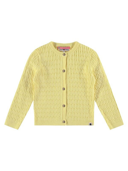 Stains & Stories Cardigan pentru copii Tricotat Galben