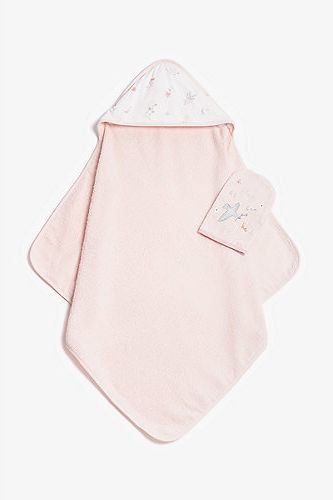 Mothercare Βρεφική Κάπα-Μπουρνούζι με Κουκούλα