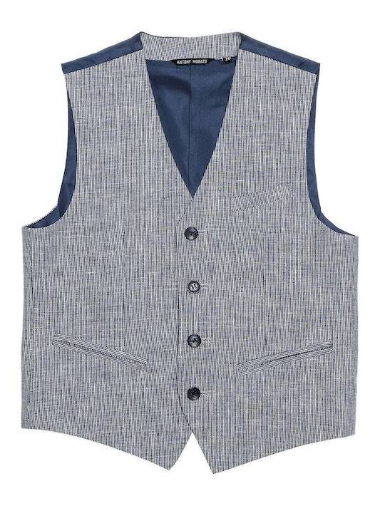 Antony Morato Kids Vest Cotton Blue