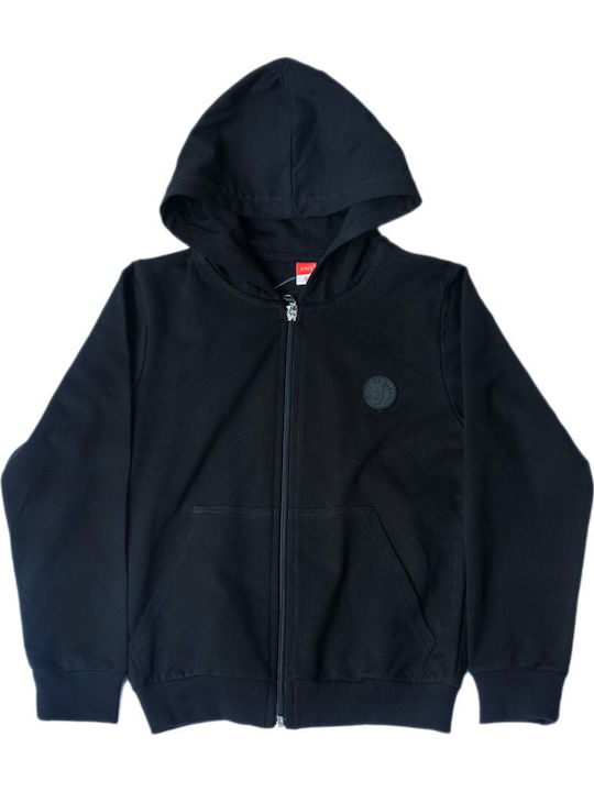Joyce Cardigan pentru copii cu Glugă negru