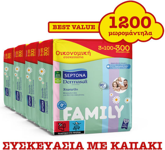 Family Baby Wipes 18x100pcs