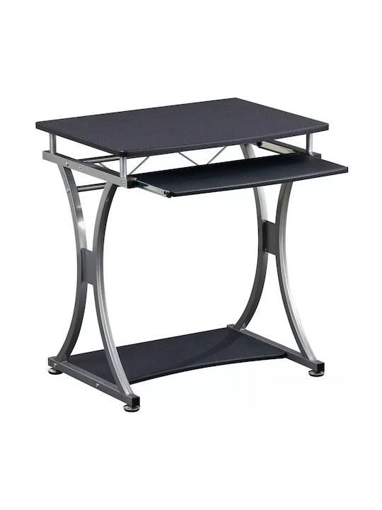 Computer Büro Ica-tb Holz Schwarz Graphit 73,5x58,5cm