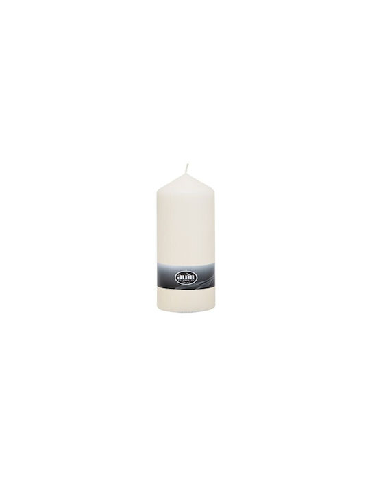 Kaemingk Scented Candle Ball White 6.8x15cm 1pcs