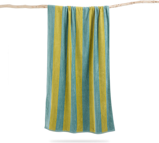 La Redoute Interieurs Prosop De corp Microfibră Albastru 90x175cm