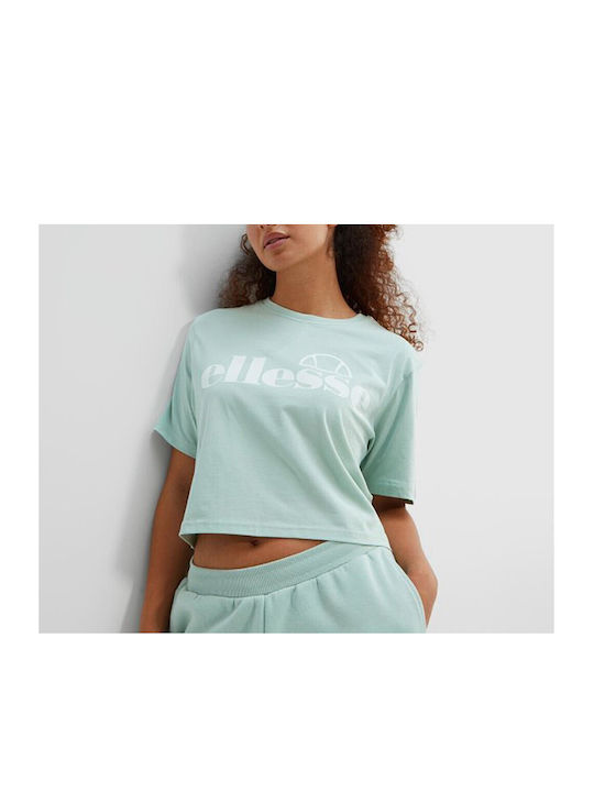 Ellesse Damen Sport Crop T-Shirt Grün