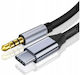 Zenwire Braided USB 2.0 Cablu USB-C bărbătesc - 3,5 mm male Auriu 1.5m (1027782007)