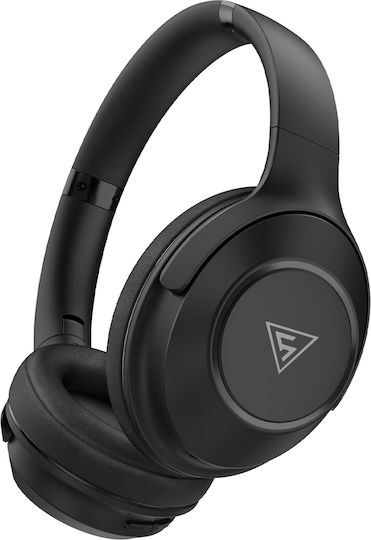 Doqaus Focus 5 Ασύρματα / Ενσύρματα Over Ear Ακουστικά με 70 ώρες Λειτουργίας Μαύρα