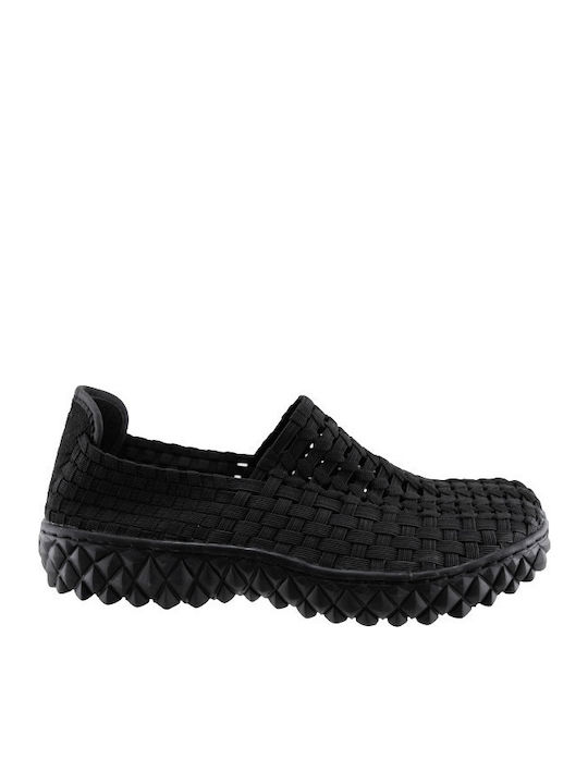 Damen Slip-Ons Schwarze