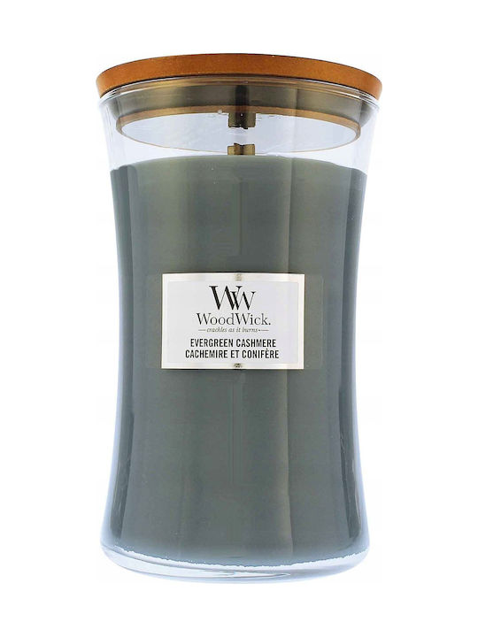 WoodWick Aromatic Candle Evergreen Cashmere in ...
