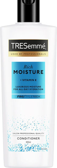 TRESemme Rich Moisture + Vitamin E Conditioner Ενυδάτωσης για Ξηρά Μαλλιά 400ml