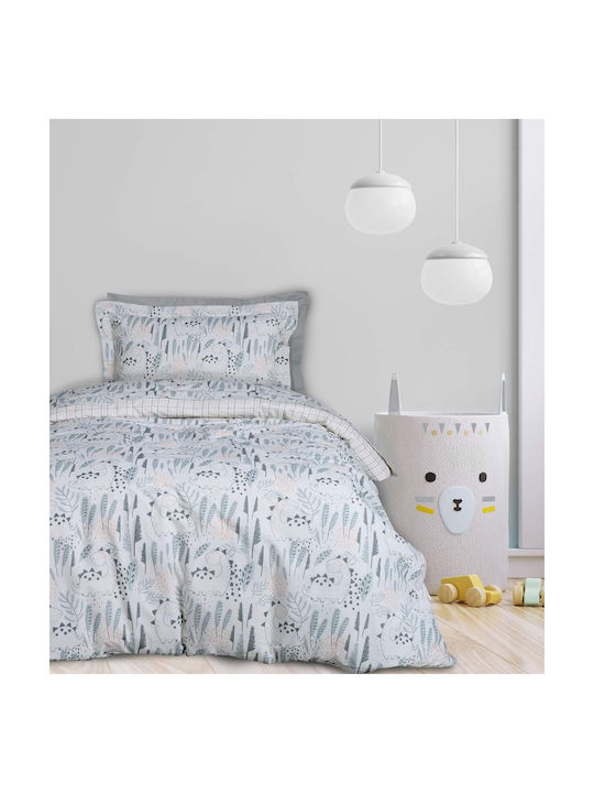 Das Home Happy Dino Set Kids Duvet Cover Single...