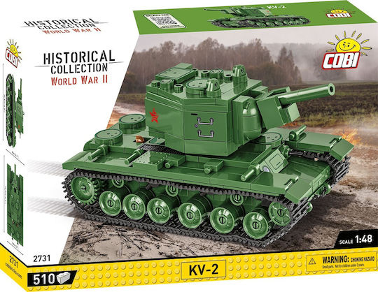 Cobi Building Blocks Historical Collection WWII Kv-2 for 7+ Years 510 Pieces