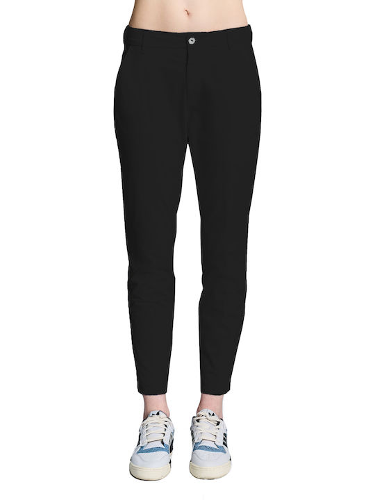 Staff Patrizia Wmn Women's Chino Trousers Black