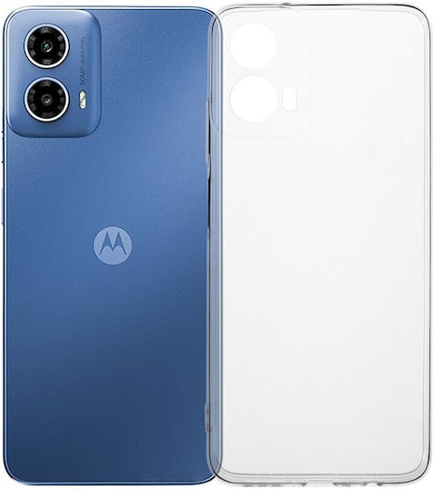Moto Back Cover Silicone Transparent (Motorola Moto G34 5G)