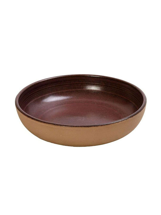 Espiel Calabria Πιάτο Βαθύ Κεραμικό Ροζ με Διάμετρο 20.7cm