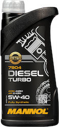 Mannol Diesel Turbo Синтетичен Масло за Автомоб...
