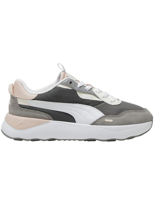 Puma Runtamed Platform Γυναικεία Sneakers Μπεζ