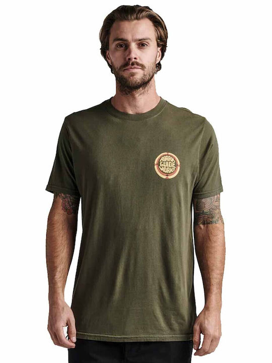 Roark Revival Men's Short Sleeve Blouse Green