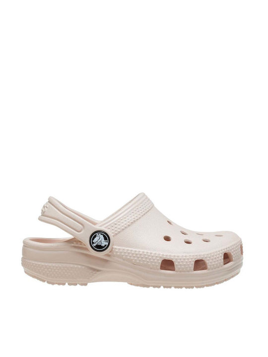 Crocs Παιδικά Παπουτσάκια Θαλάσσης Classic Clog T Ροζ