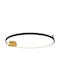 Zambelis Lights Deckenleuchte 84cm Gelb mit Integrierter LED