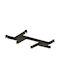 Zambelis Lights Ceiling Mount Light 80cm Black with Integrated LED