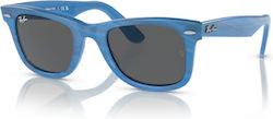 Ray Ban Wayfarer Синьо Слънчеви Очила с Пластмасова Рамка