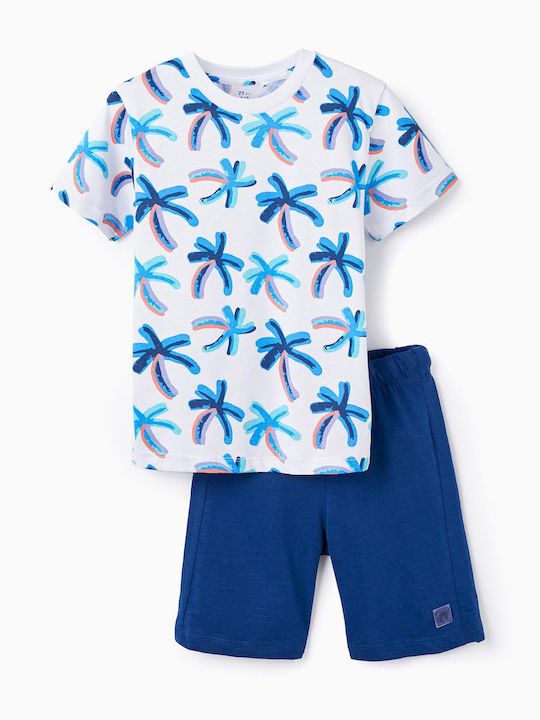 Zippy Kids Set with Shorts Summer 2pcs White