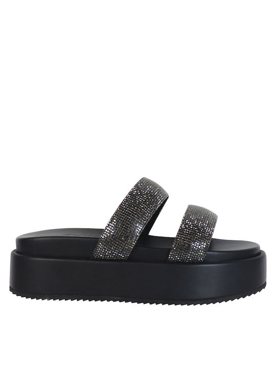 Buffalo Sandale dama Pantofi cu platformă în Negru Culoare