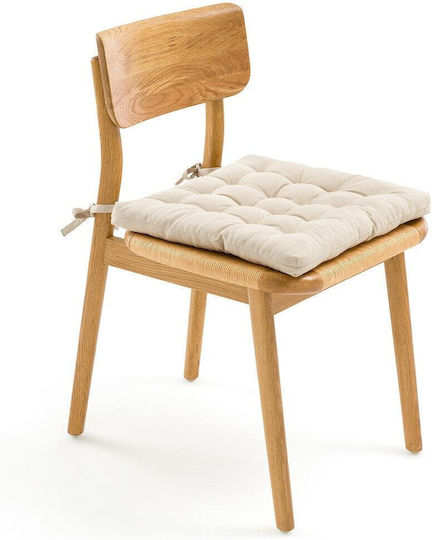 La Redoute Interieurs Garden Chair Cushion Beige 40x40cm.