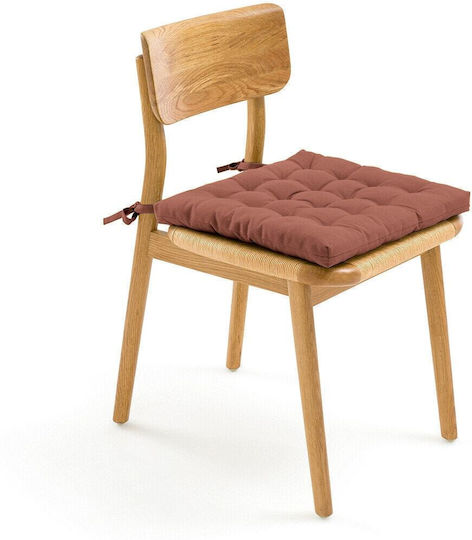 La Redoute Interieurs Gartenstuhlkissen Braun 40x40cm.