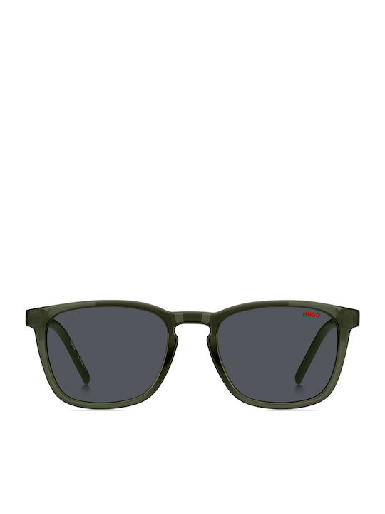 Boss Unisex Sunglasses with Green Plastic Frame...