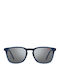 Boss Unisex Sunglasses with Blue Plastic Frame and Gray Lens HG 1306/S PJP/T4