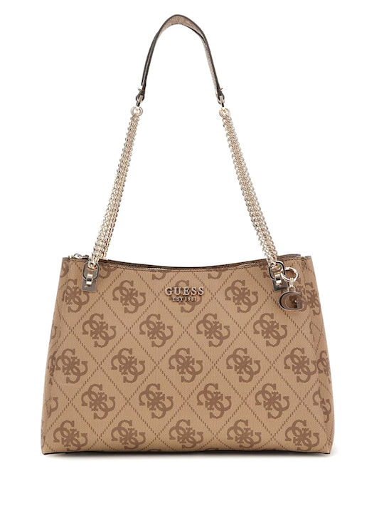 Guess Damen Tasche Schulter Beige