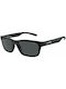 Arnette Men's Sunglasses with Black Plastic Frame and Black Lens AN4340 290087