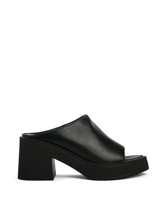 Black Women's Mules Loafers Loafers Fasa