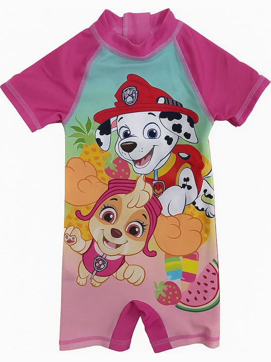 Paw Patrol Costum de baie pentru copii Întreg Pink Paw Patrol Costum de baie pentru copii Întreg Pink