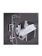 Shower Column with Mixer White