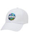 Fortnite Land Baseball Cap White 5-Leaf Unisex