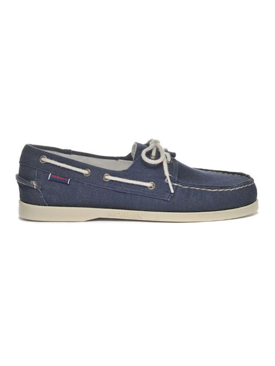 Sebago Portland Men's Boat Shoes Blue