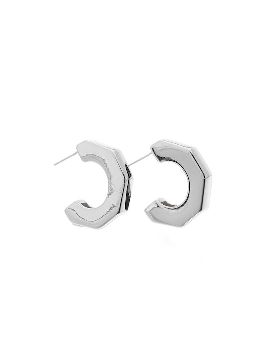 Stud earring Bjly-5597 Silver